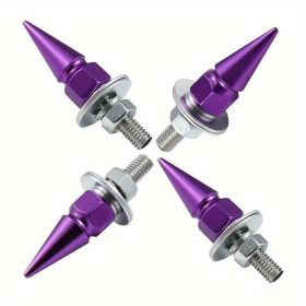   1db M6-os alumíniumötvözet kúpos csavar, vízálló dekorációs tartozék rendszámtábla rögzítéséhez