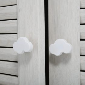   2 db Felhő Ütközésgátló Gumis Fiókfogantyú Csavarokkal