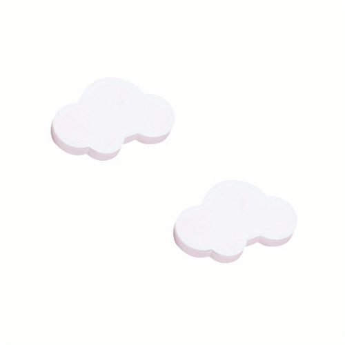 2 db Felhő Ütközésgátló Gumis Fiókfogantyú Csavarokkal