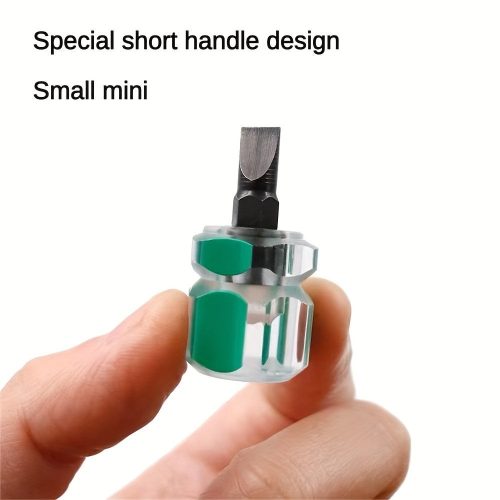 2db precíziós csavarhúzó készlet átlátszó fogantyúval