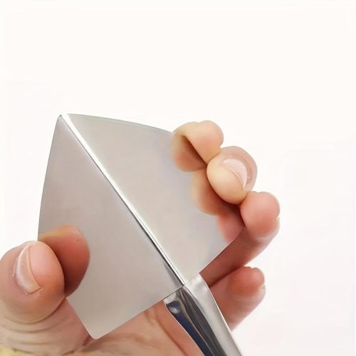 4 db rozsdamentes acél saroksimító spatula készlet