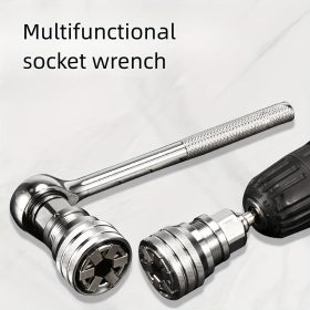   Állítható Dugókulcs Fej, 10–19 mm-es racsnis csavarkulcs hüvely