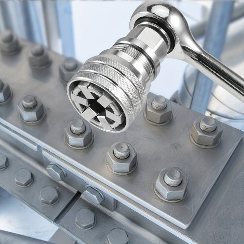 Állítható Dugókulcs Fej, 10–19 mm-es racsnis csavarkulcs hüvely