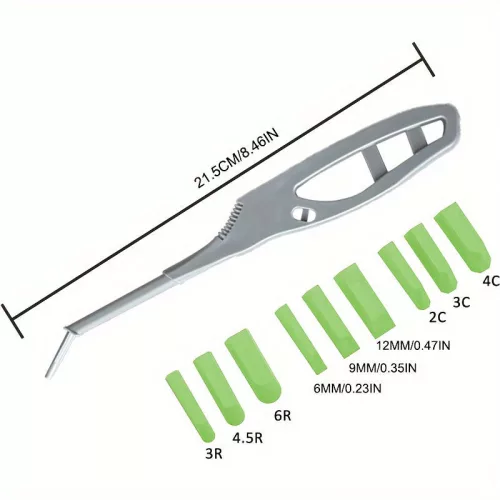 10 darabos tömítőeszköz készlet szilikon befejező eszközökkel
