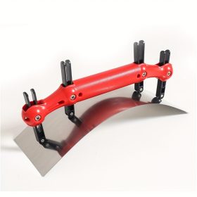   Professzionális minőségű rozsdamentes acél, állítható sugarú többlapátos, glettvas