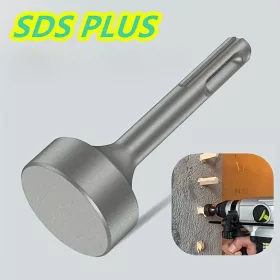   SDS Plus ütős cövekfúró, nagy teherbírású fém környílású szár, földelő rudakhoz, kerítésoszlopokhoz és megerősítéshez