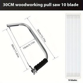   Állítható alumíniumvázú fűrész tartós acél huzallal