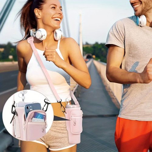 Többfunkciós kulacs tartó, tároló zsebekkel