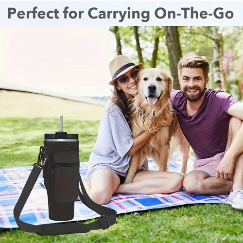 Többfunkciós kulacs tartó, tároló zsebekkel