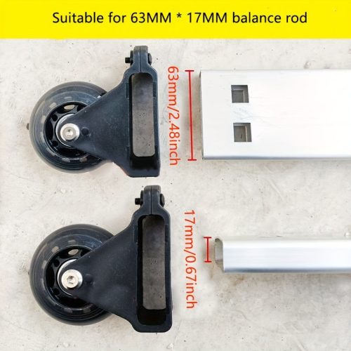 2db Összecsukható Létrakerekek, Teleszkópos Létragörgő