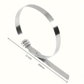 20 darab rozsdamentes acél kötözőcsipesz