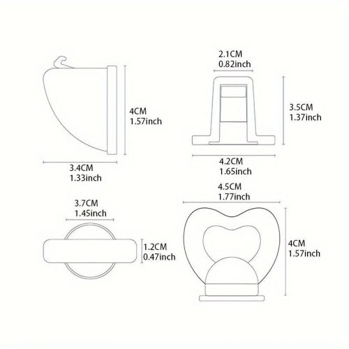 Könnyen Telepíthető Láthatatlan Mágneses Fiókzár