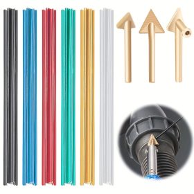   Professzionális műanyag hegesztő készlet 60 pálcával és 3 fúvókaheggyel, fém és műanyag anyaghoz