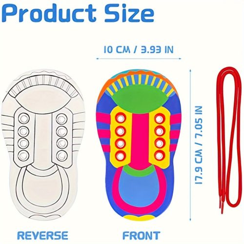 4db cipőfűző bekötő segéd minta