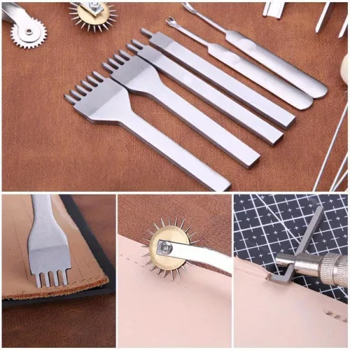 Professzionális Műbőr Kézműves Eszközkészlet