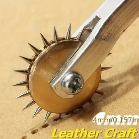   Rozsdamentes Acél Áthúzó Jelölőkerék Bőrművességhez és Varráshoz