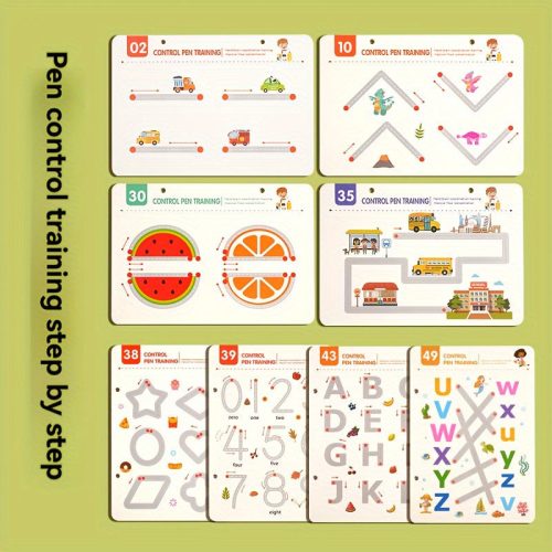 Törölhető Toll Kontroll & Fókusz Tréning Játék 3-6 Éves Korig