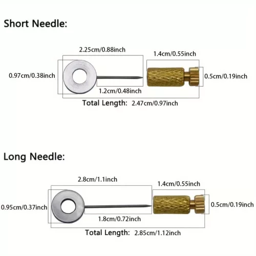 4db Bőrműves Varrás Pozicionáló Tű