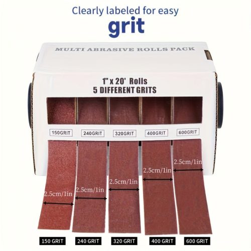 Alumínium-oxid csiszolópapír tekercs készlet adagolóval