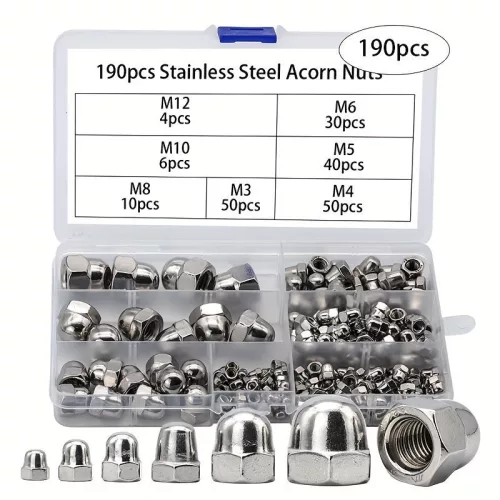 190db rozsdamentes acél integrált kupakanyák