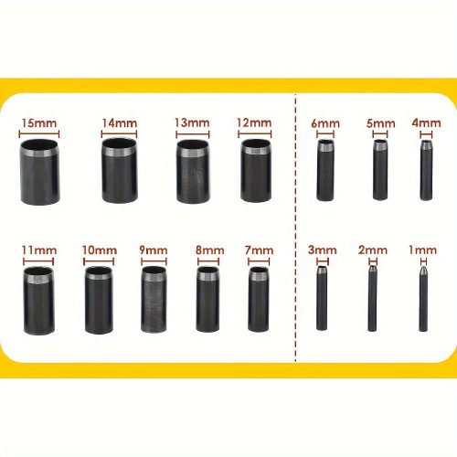 15 méretű kerek lyukasztó