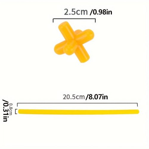 100 darabos szalma építőjáték