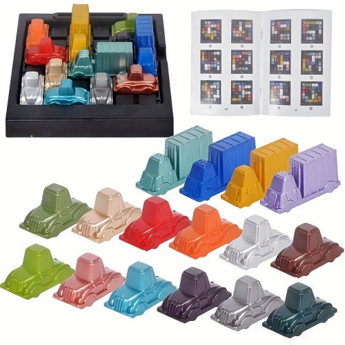 Thinkfun Rush Hour Deluxe Edition, színes, agytorna logikai játék