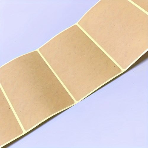 Természetes Barna Kraft Papír Matrica