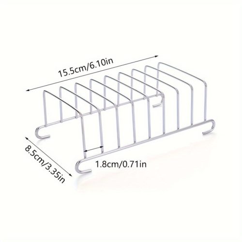 rozsdamentes acélból készült légkeverős sütőrács kiegészítő