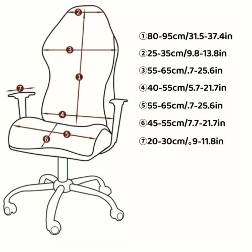 Klasszikus Stretch Polár gémer szék huzat