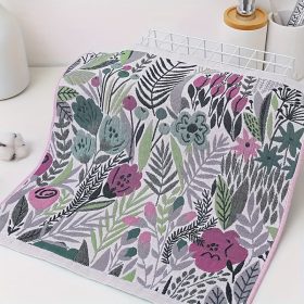   Virágos Konyharuha - Ultra-Puha, Nedvszívó és Gyorsan Száradó Levél Mintával