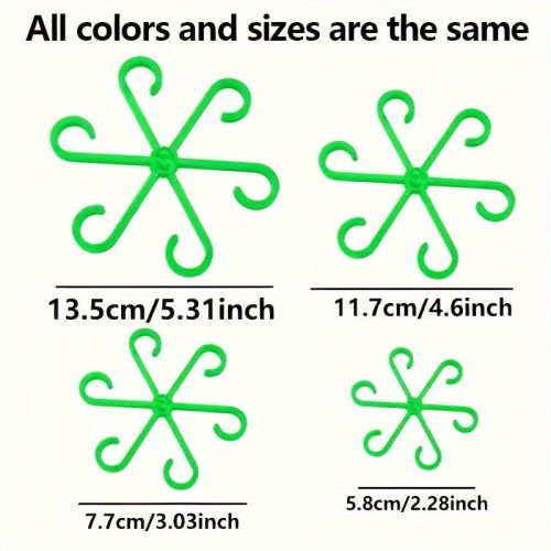 4db műanyag tartóelem növény száraihoz