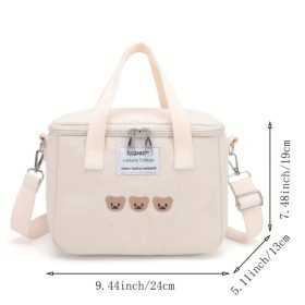   Nagy kapacitású, sokoldalú, hőszigetelő ebédtáska diákok számára