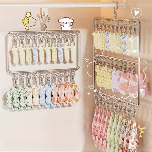 20db Rozsdamentes Acél Kapocs Állvány