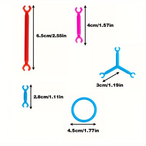 200 darabos pálcikás építő játék készlet
