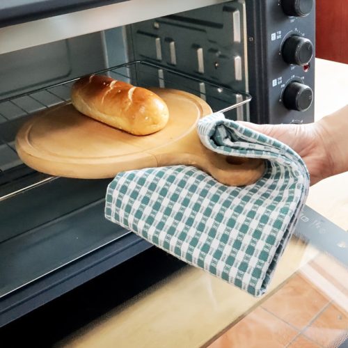 Otthoni konyhai háromrészes készlet teatörlő szalvéták skandináv stílusban