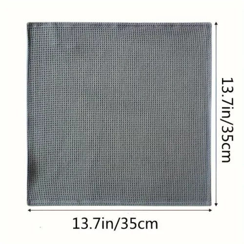 4db Gofri Szövésű Konyharuha, 34.8cm Négyzet - Ultra Nedvszívó Pamut Konyharuha