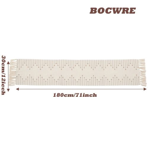 2 db hosszú, természetes anyagból készült asztali futó