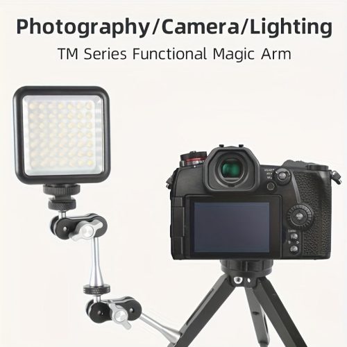 Varázskar Készlet Szuper Szorítóval és 1/4 Dupla Fejű Forgó Tartóval DSLR Kamerákhoz