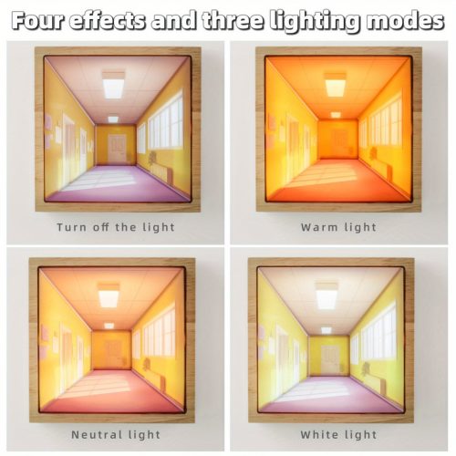 Szabad szemmel látható 3D-s vizuális éjszakai fény