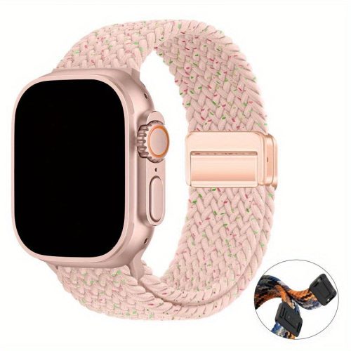 Applewatch Mágneses Pattintós Nylon Fonat