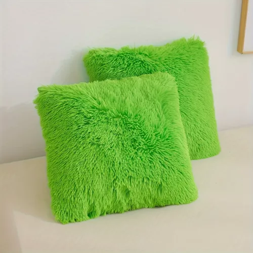 2 darab Puha Műszőrme Díszpárnahuzat Csomag