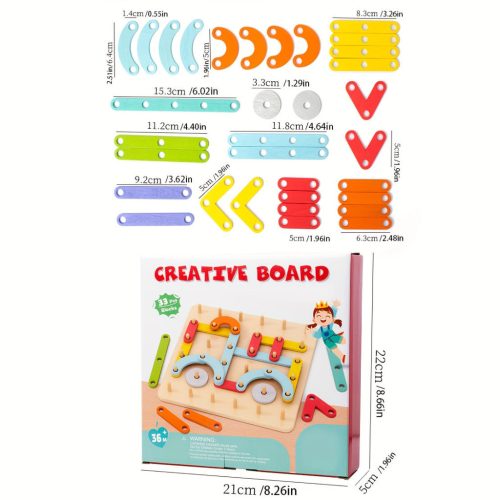 Fa Ábécé és Szám kirakó Puzzle