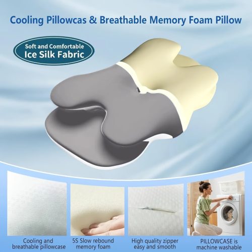 Glacier Fekete Pillangó Memóriahabos Párna