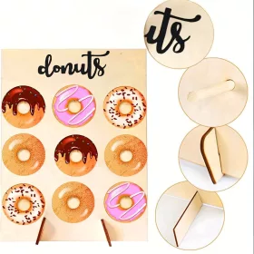 Fa Donut Falitartó Állvány