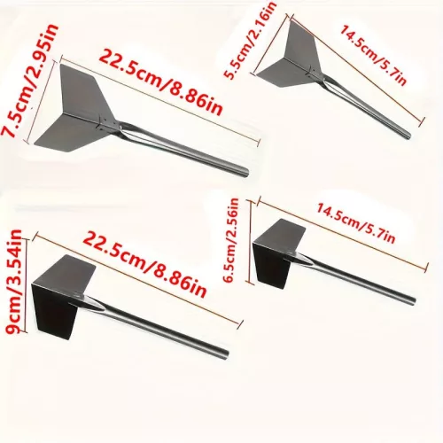 4 darabos ProCraft fém sarokspatula készlet