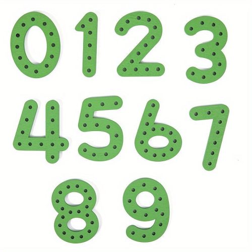 Betű- és számszálak játék készlet