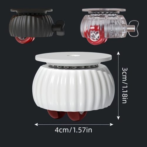 4db Polírozott Fém Forgó Görgők Zárakkal