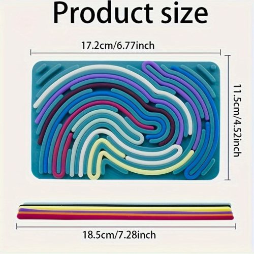 Szilikon Tevékenységtábla - Kétoldalas Puzzle Játék Gyerekeknek