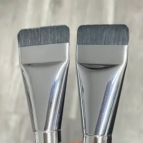 2db Prémium Nylon Festőecset Elegáns Fém Nyéllel